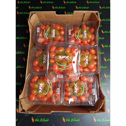 Rajčata cherry oválná, 12x250g