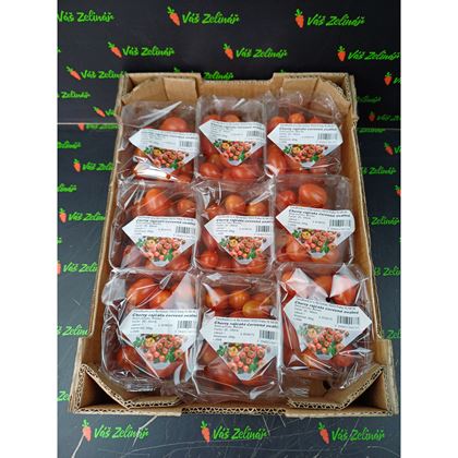 Rajčata cherry oválná, 12x250g