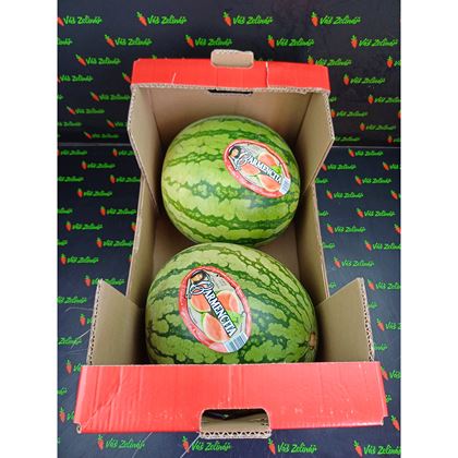 Meloun vodní bezsemenný červený (žíhaný), 15kg (2ks)