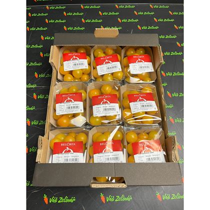Rajčata cherry žlutá, 9x250g