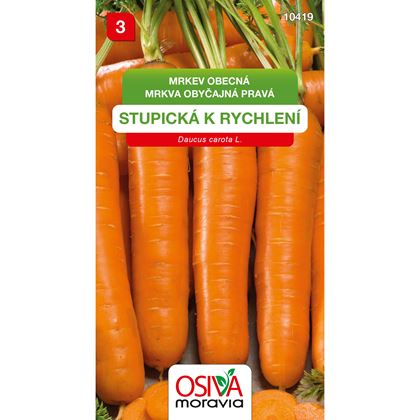 Osiva - Mrkev obecná STUPICKÁ K RYCHLENÍ, 10ks