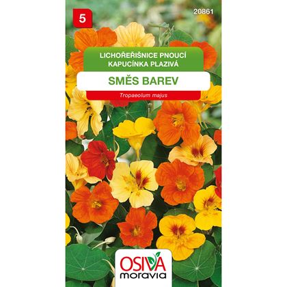 Osiva - Lichořeřišnice - Tropaeolum majus, 10ks